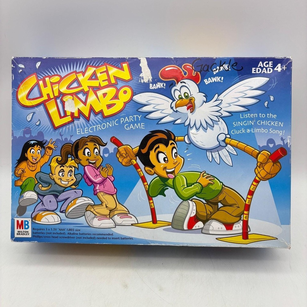 Chicken Limbo Electronic Party Game 2005 Milton Bradley 100% COMPLETE WORKS